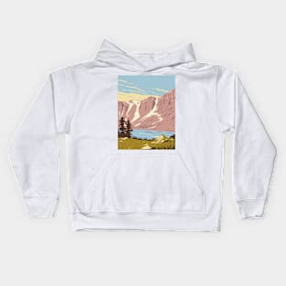 Medicine Bow-Routt National Forest in Wyoming and Colorado WPA Poster Art Kids Hoodie